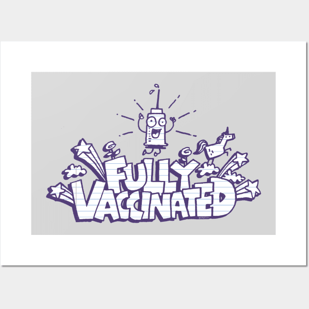 FIully Vaccinated Wall Art by Walmazan